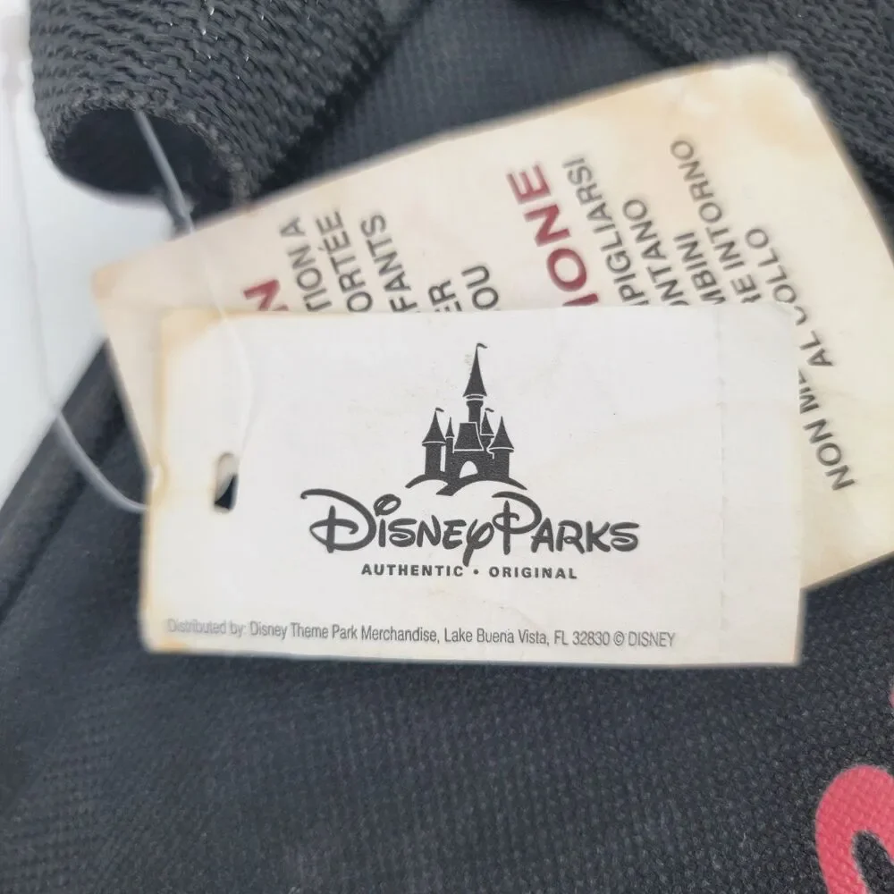 Walt Disney World Vintage 1971 Foldable Black Travel Duffle Bag With Shoulder St
